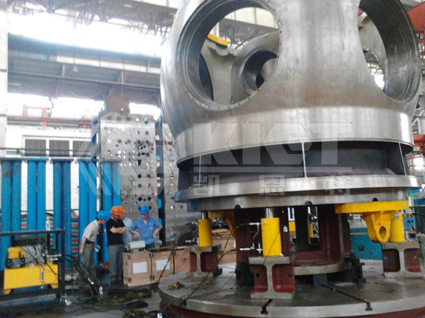 雙作用大噸位液壓千斤頂用于水輪機(jī)轉(zhuǎn)子檢修同步頂升平衡測(cè)試