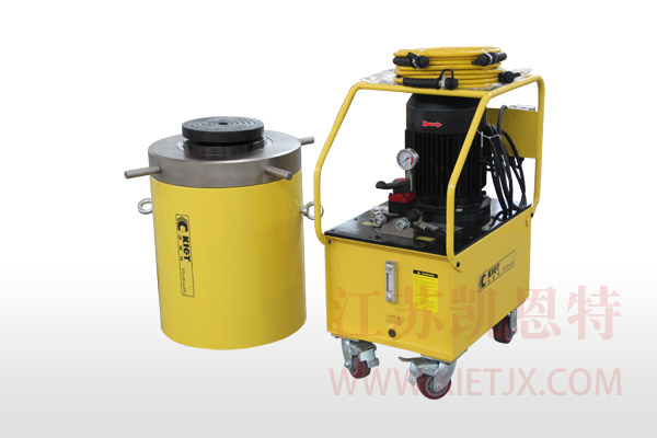 電動(dòng)液壓泵站配套雙作用大噸位自鎖液壓千斤頂【5.5KW、手動(dòng)換向閥】